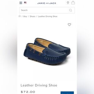 Janie and jack Kids Blue Loafers